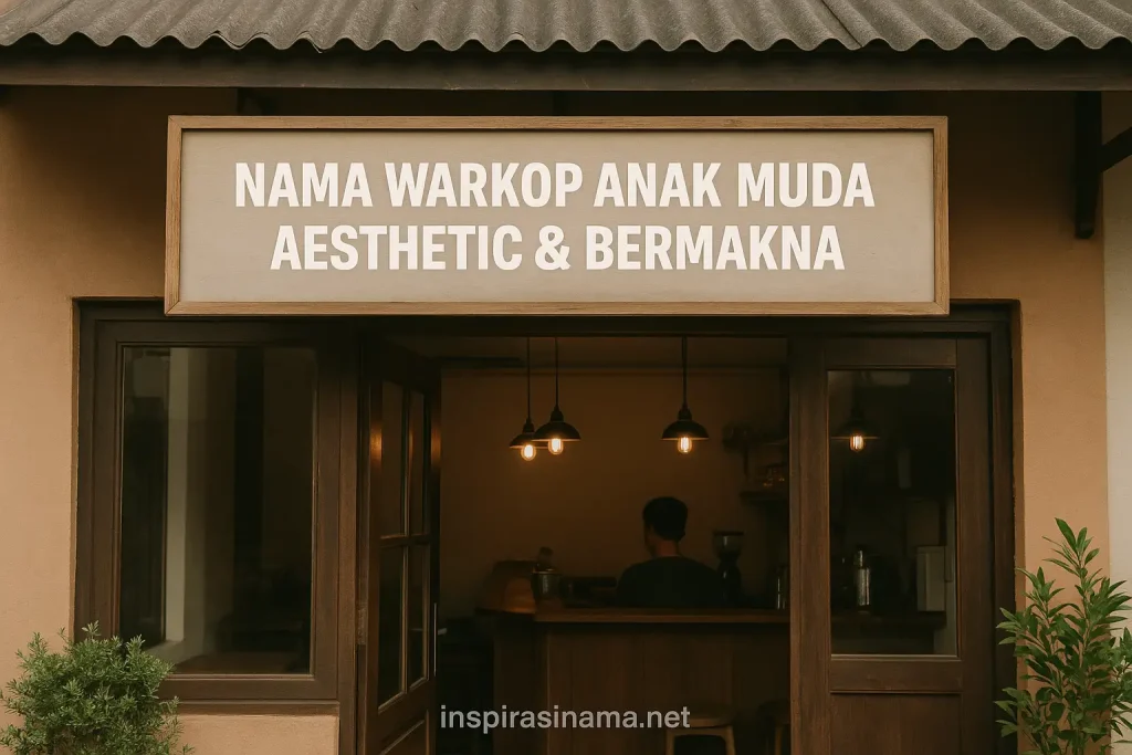 100 Nama Warkop Anak Muda Aesthetic & Bermakna