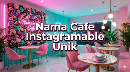 nama cafe instagramable unik